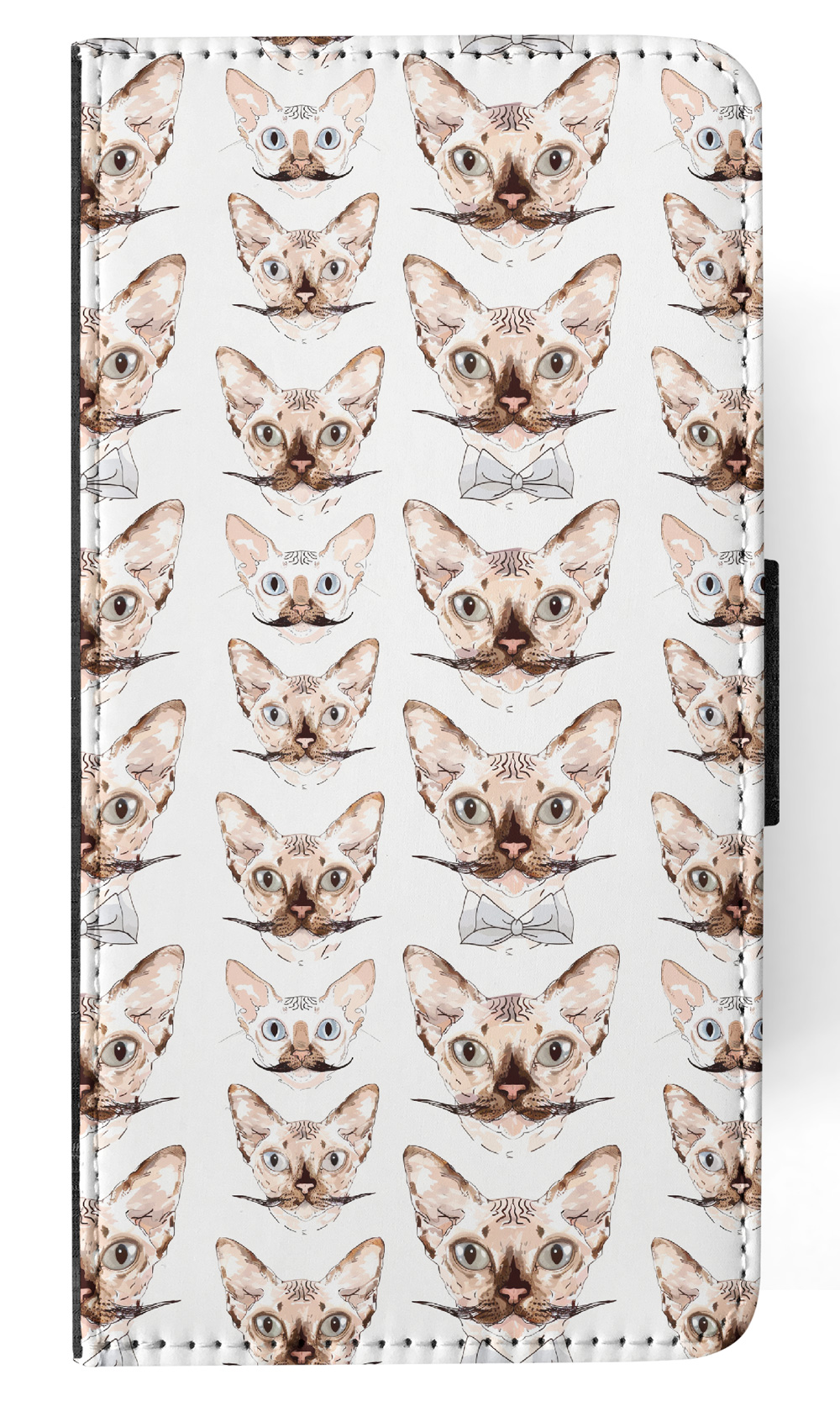 FUNDA ABATIBLE PARA SAMSUNG GALAXY|LINDA ORIENTAL BICOLOR GATITO GATO PATRÓN #A2 - Imagen 24 de 36