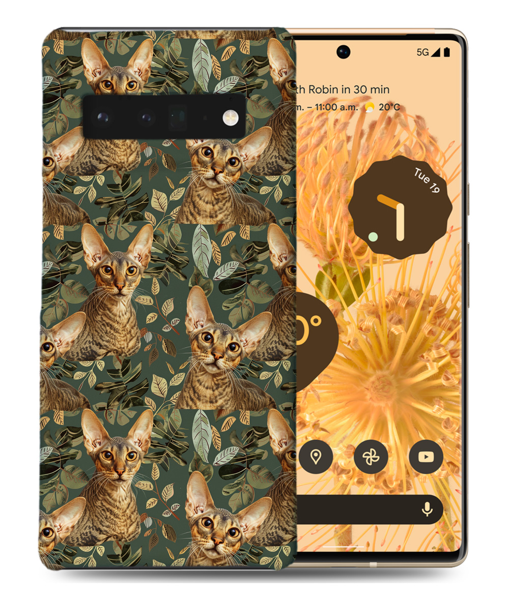 FUNDA FUNDA PARA GOOGLE PIXEL|LINDO PATRÓN ORIENTAL GATO GATITO PELO CORTO #A1 - Imagen 5 de 16