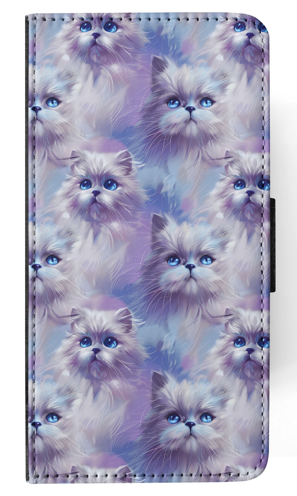 FLIP CASE FOR SAMSUNG GALAXY|CUTE RAGAMUFFIN OR LIEBLING KITTEN CAT PATTERN #A2 - Picture 17 of 36