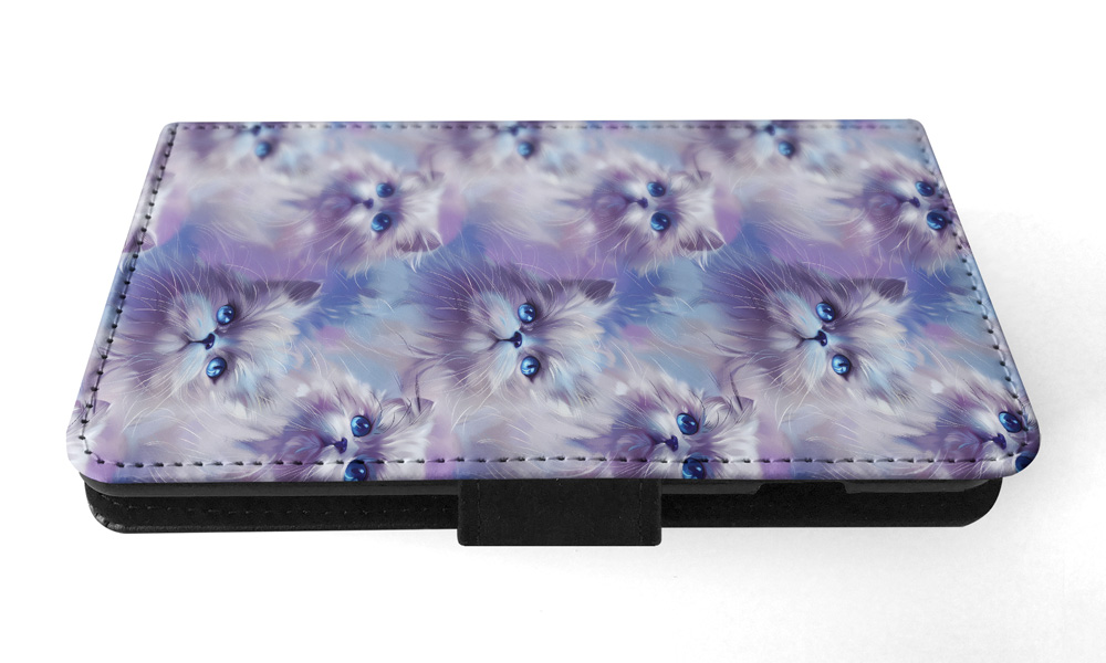 FLIP CASE FOR SAMSUNG GALAXY|CUTE RAGAMUFFIN OR LIEBLING KITTEN CAT PATTERN #A2 - Picture 18 of 36