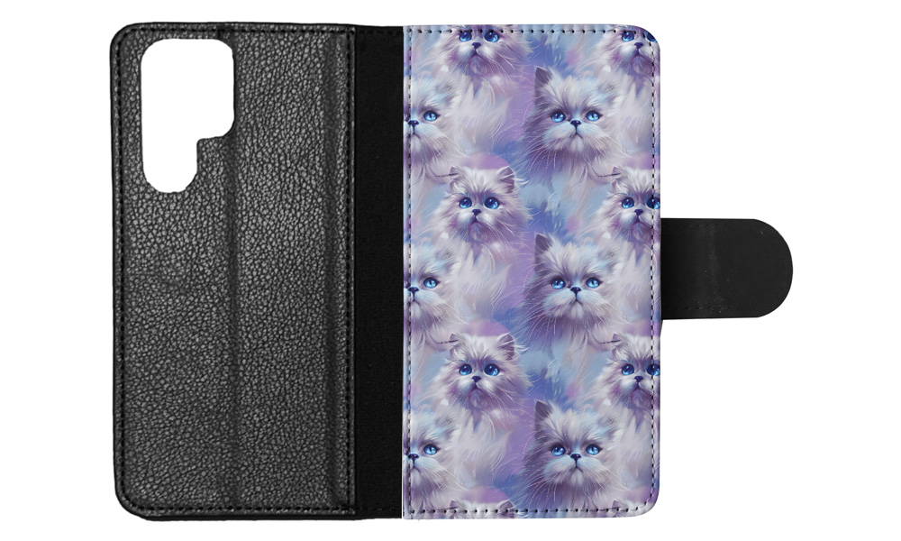 FLIP CASE FOR SAMSUNG GALAXY|CUTE RAGAMUFFIN OR LIEBLING KITTEN CAT PATTERN #A2 - Picture 19 of 36