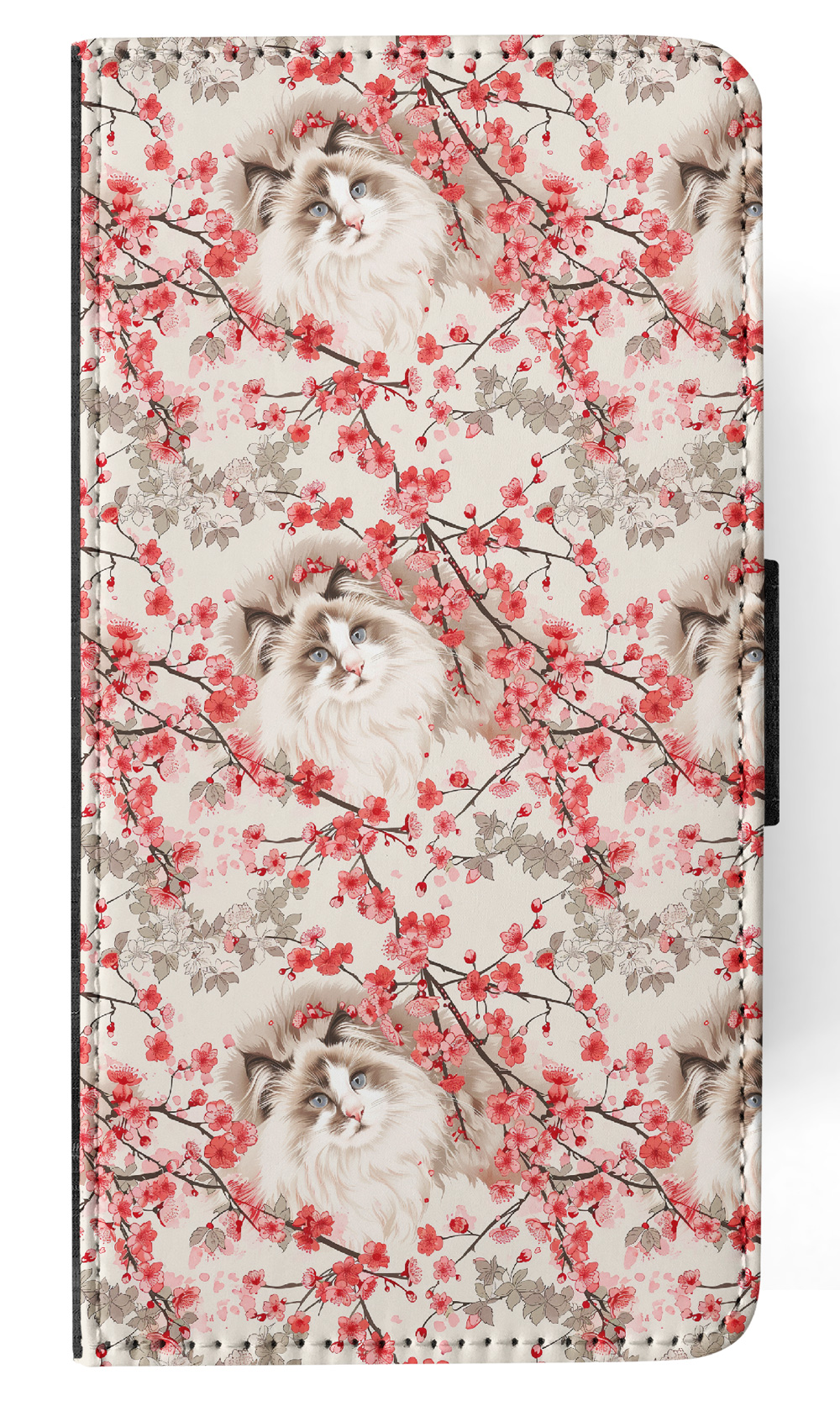 FLIP CASE FOR SAMSUNG GALAXY|CUTE RAGAMUFFIN OR LIEBLING KITTEN CAT PATTERN #A2 - Picture 24 of 36