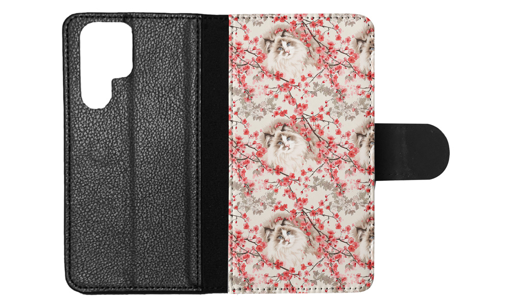 FLIP CASE FOR SAMSUNG GALAXY|CUTE RAGAMUFFIN OR LIEBLING KITTEN CAT PATTERN #A2 - Picture 26 of 36