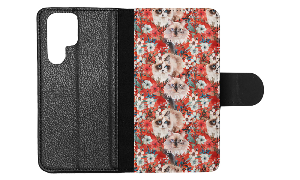 FLIP CASE FOR SAMSUNG GALAXY|CUTE RAGDOLL KITTEN CAT FELINE PATTERN #A2 - Picture 26 of 36