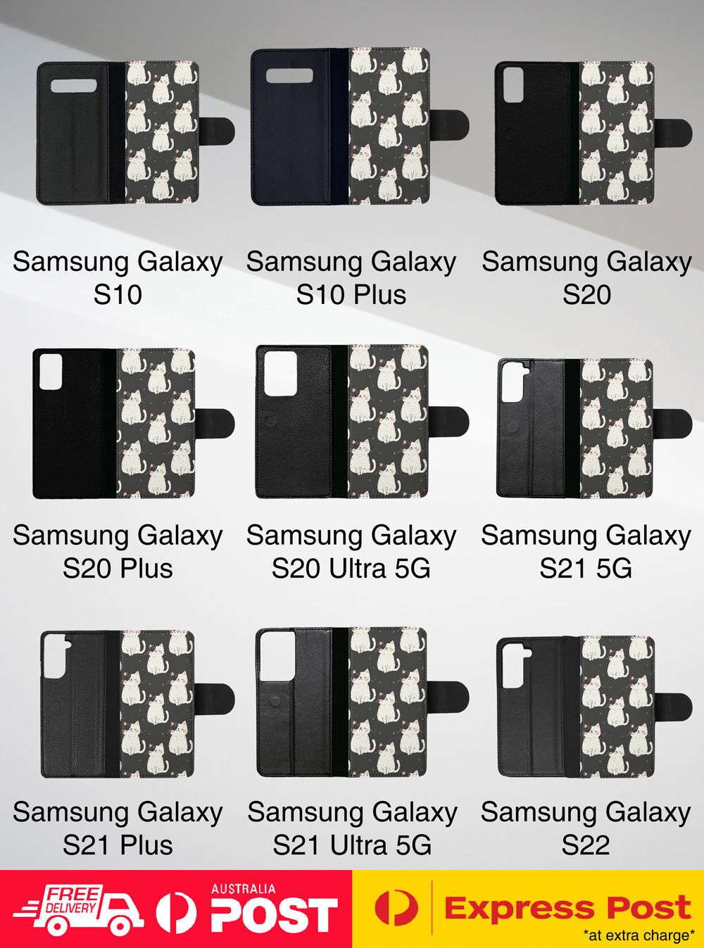 FLIP CASE FOR SAMSUNG GALAXY|CUTE RAGDOLL KITTEN CAT FELINE PATTERN #A2 - Picture 14 of 36