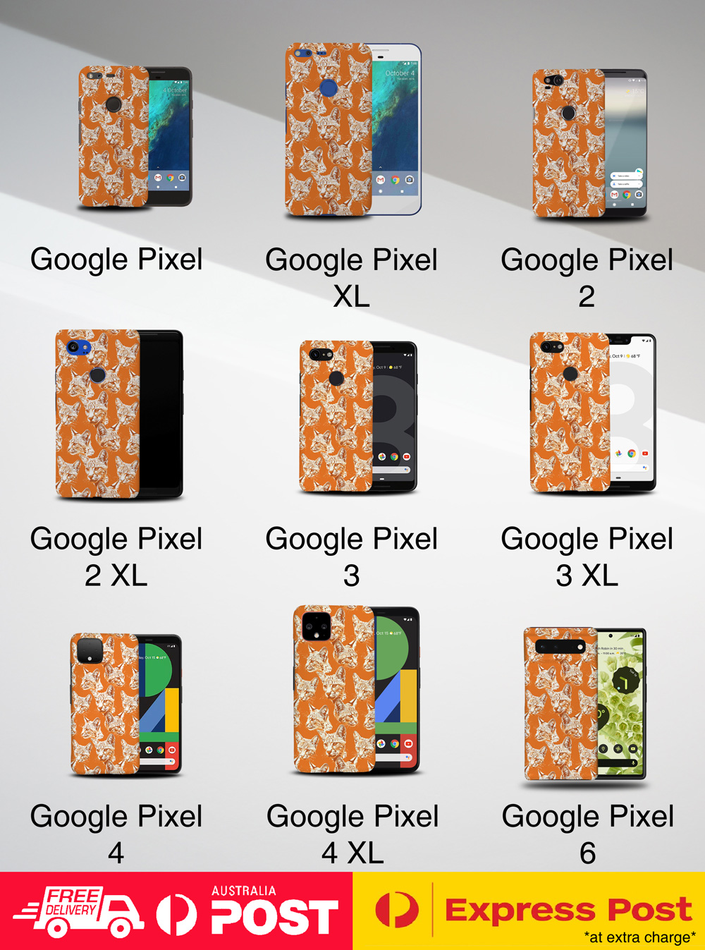 CASE COVER FOR GOOGLE PIXEL|CUTE SAVANNAH KITTEN CAT FELINE PATTERN #A1 - Picture 9 of 16