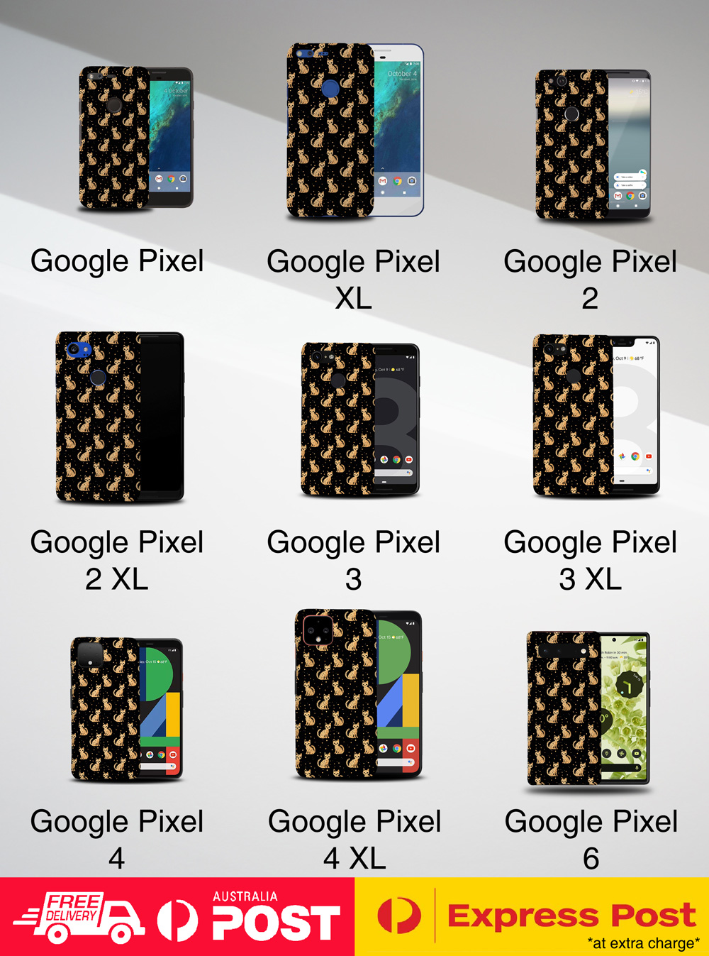 CASE COVER FOR GOOGLE PIXEL|CUTE SAVANNAH KITTEN CAT FELINE PATTERN #A1 - Picture 12 of 16