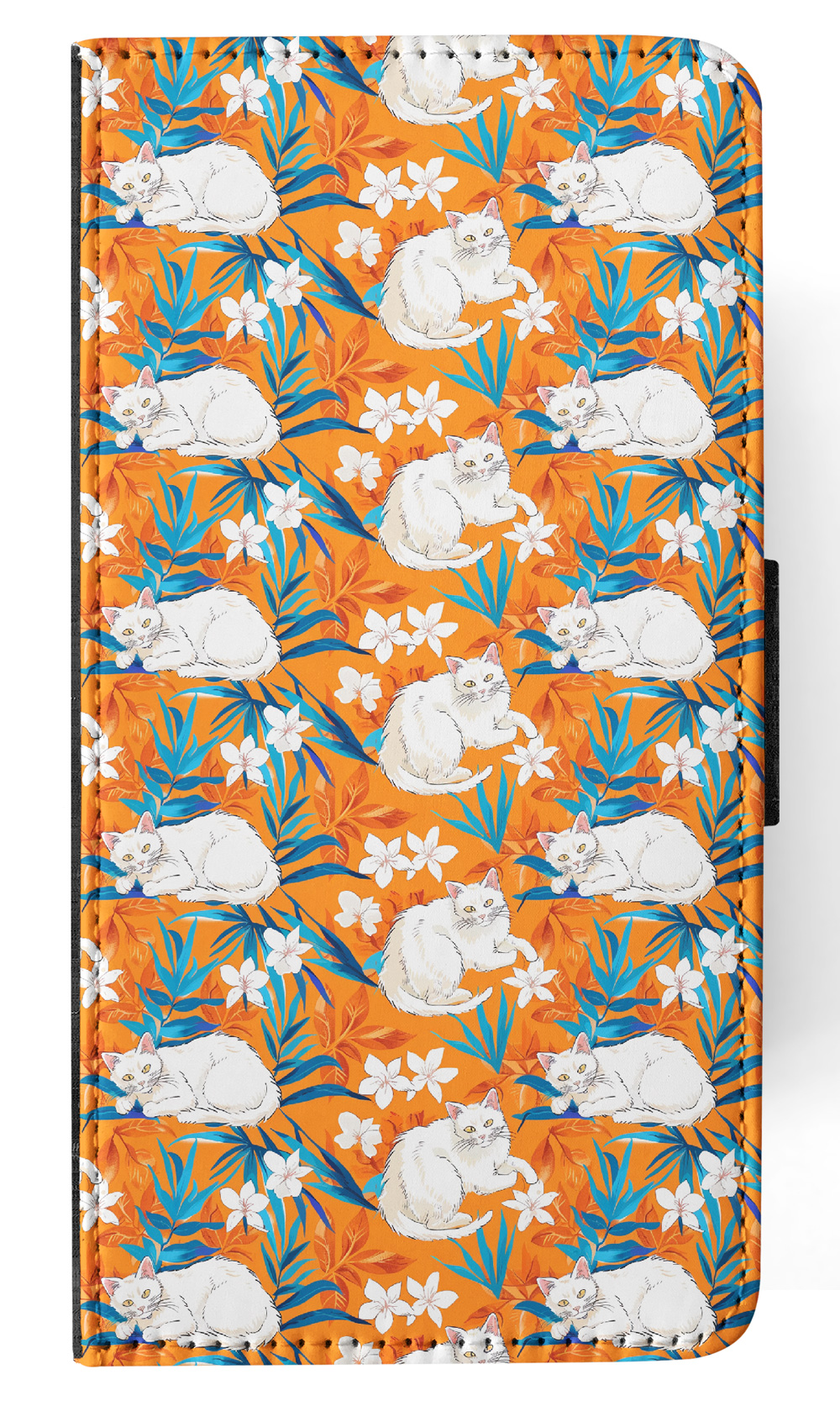 FUNDA ABATIBLE PARA SAMSUNG GALAXY|LINDO PATRÓN GATO GATITO TURCO VANKEDISI #A2 - Imagen 10 de 36