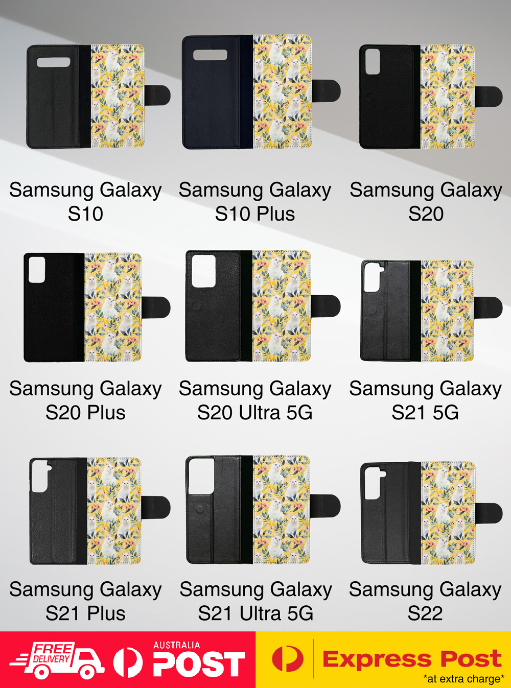 FUNDA ABATIBLE PARA SAMSUNG GALAXY|LINDO PATRÓN GATO GATITO TURCO VANKEDISI #A2 - Imagen 7 de 36