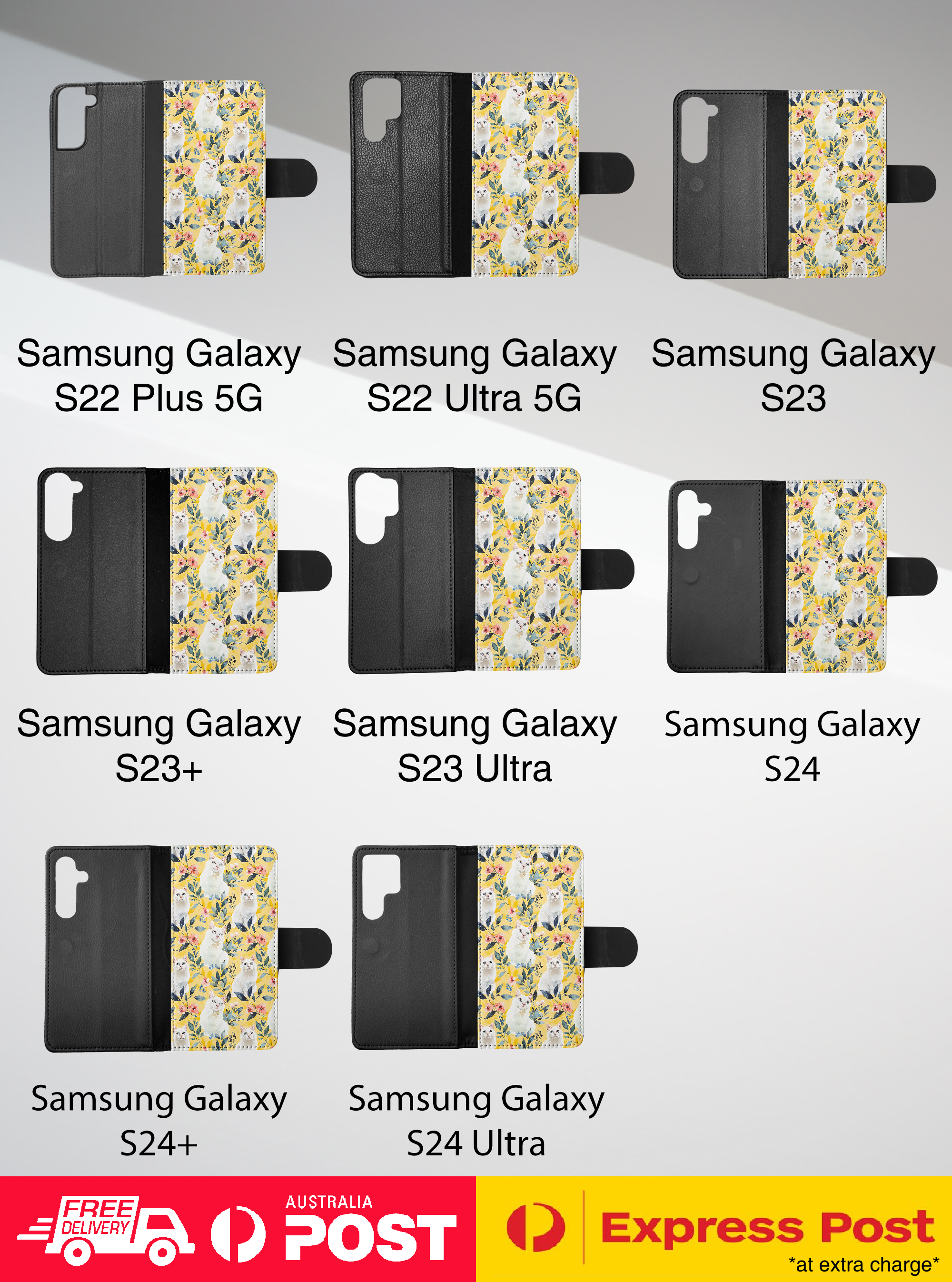 FUNDA ABATIBLE PARA SAMSUNG GALAXY|LINDO PATRÓN GATO GATITO TURCO VANKEDISI #A2 - Imagen 8 de 36