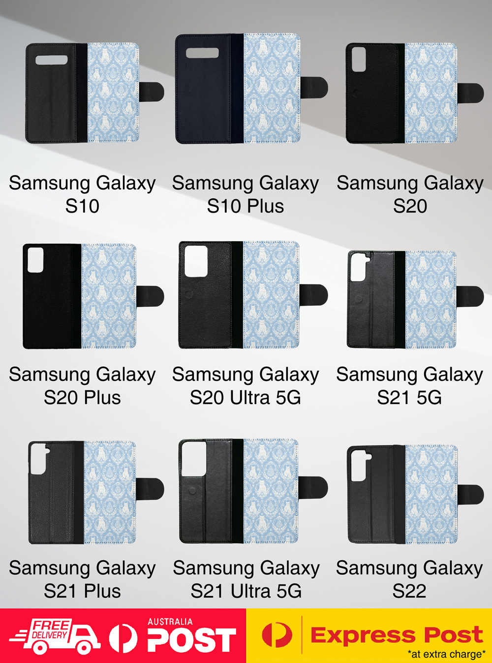FUNDA ABATIBLE PARA SAMSUNG GALAXY|LINDO PATRÓN GATO GATITO TURCO VANKEDISI #A2 - Imagen 21 de 36
