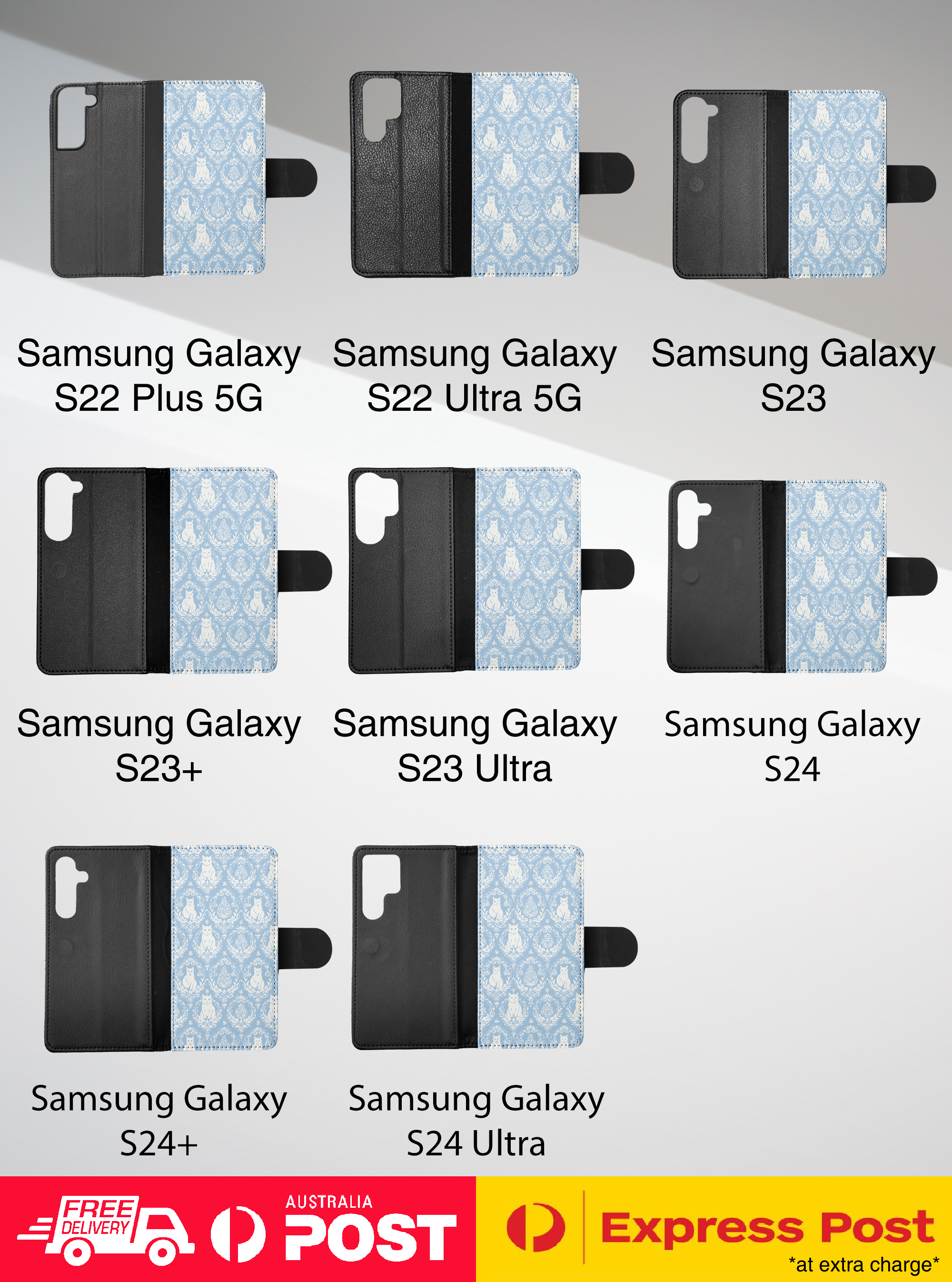 FUNDA ABATIBLE PARA SAMSUNG GALAXY|LINDO PATRÓN GATO GATITO TURCO VANKEDISI #A2 - Imagen 22 de 36