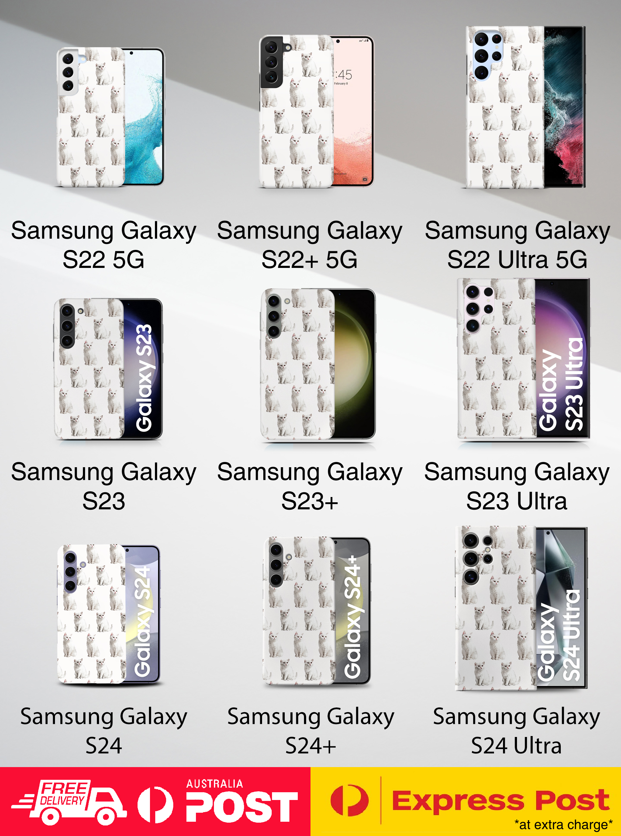CASE COVER FOR SAMSUNG GALAXY|CUTE TURKISH VANKEDISI KITTEN CAT PATTERN #A2 - Picture 17 of 20
