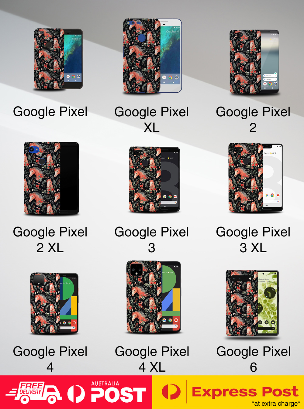 CASE COVER FOR GOOGLE PIXEL|HORSE FOAL DOMESTIC MAMMAL EQUINE PATTERN #A1 - Picture 3 of 16