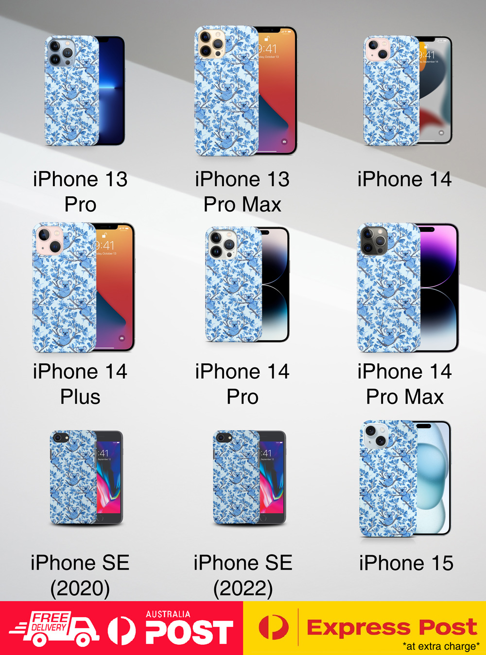 CASE COVER FOR APPLE IPHONE|KOALA TREE-DWELLING MARSUPIAL PATTERN #A2 - Picture 8 of 25