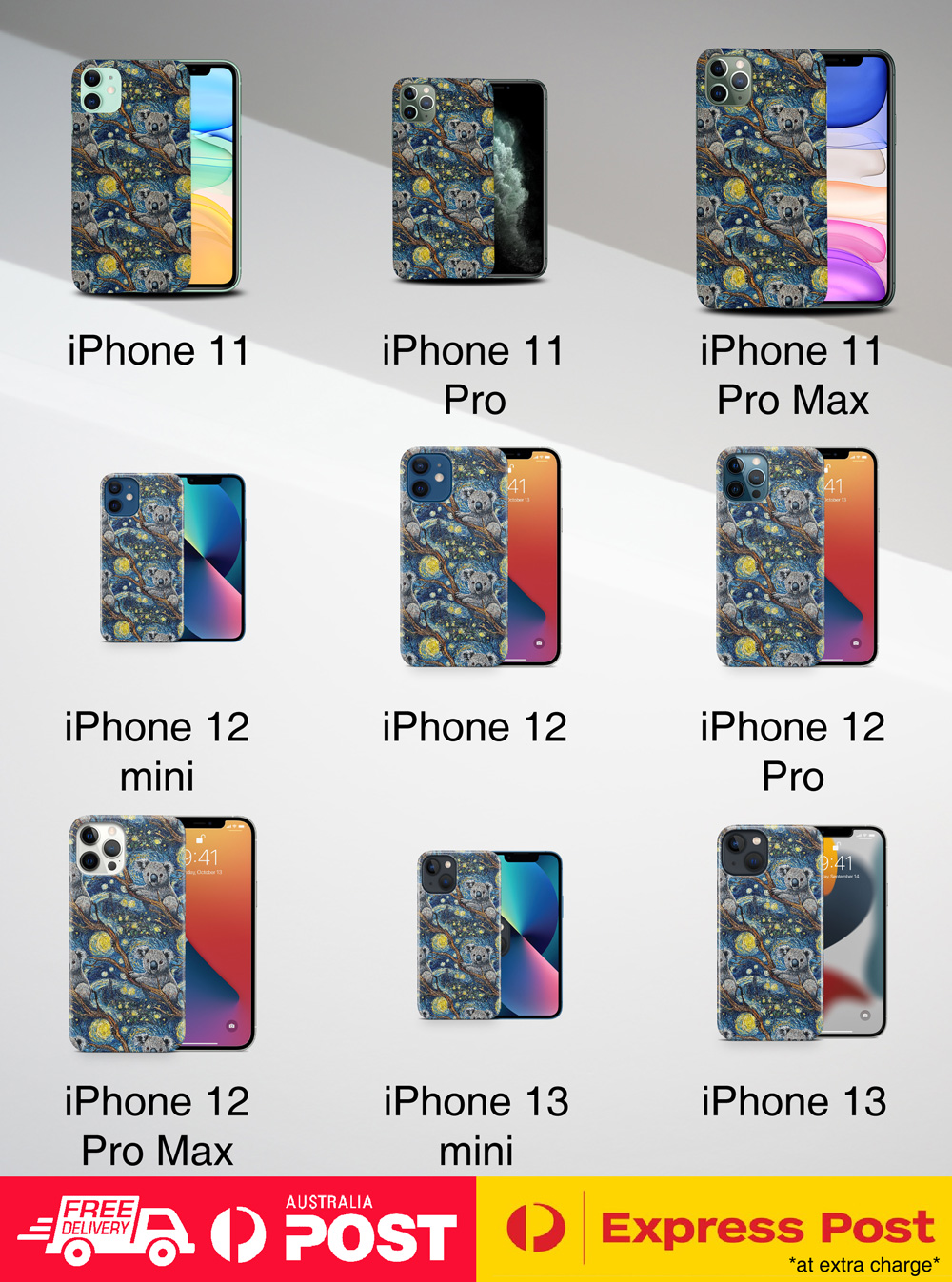CASE COVER FOR APPLE IPHONE|KOALA TREE-DWELLING MARSUPIAL PATTERN #A2 - Picture 11 of 25