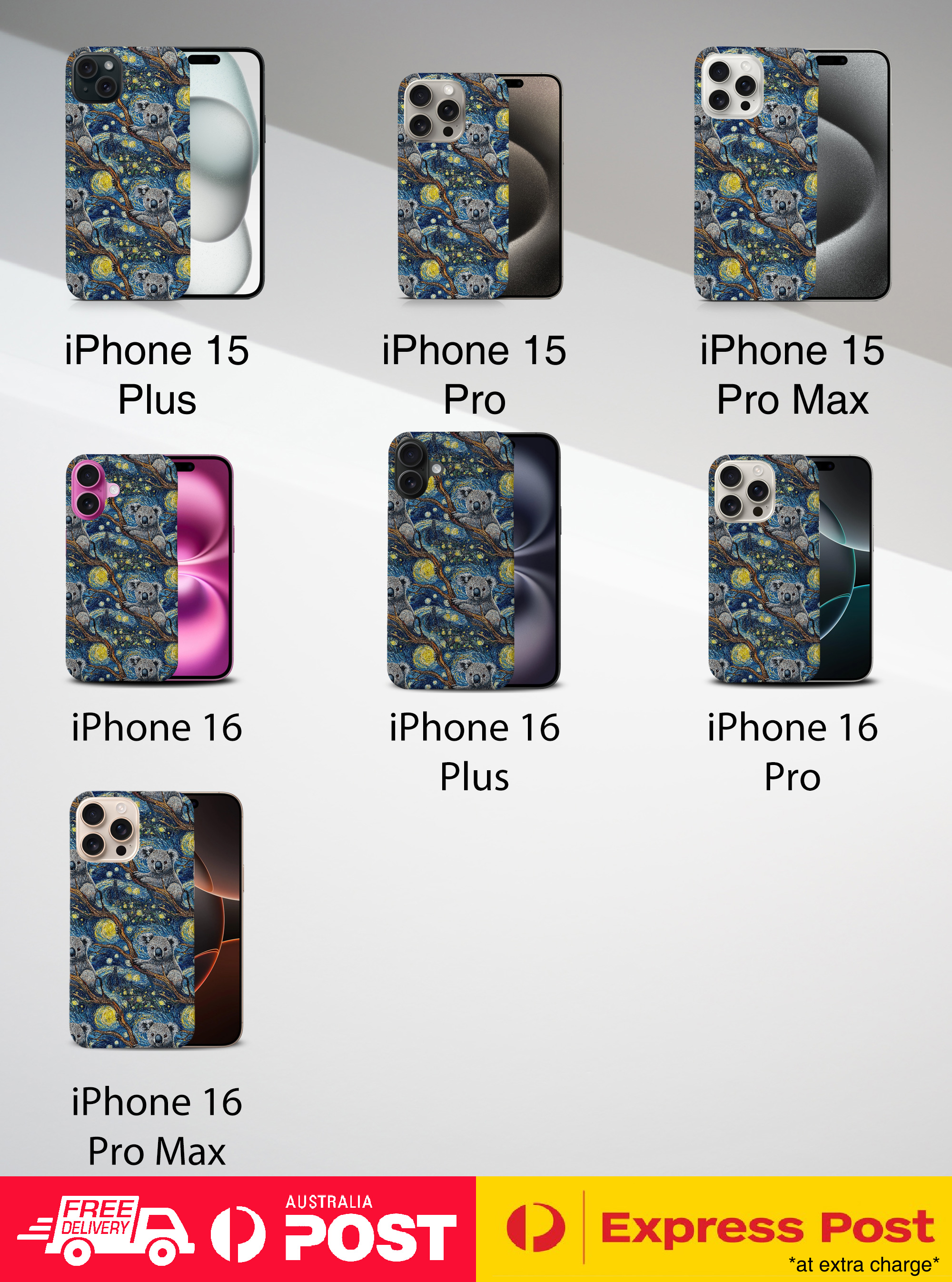 CASE COVER FOR APPLE IPHONE|KOALA TREE-DWELLING MARSUPIAL PATTERN #A2 - Picture 13 of 25
