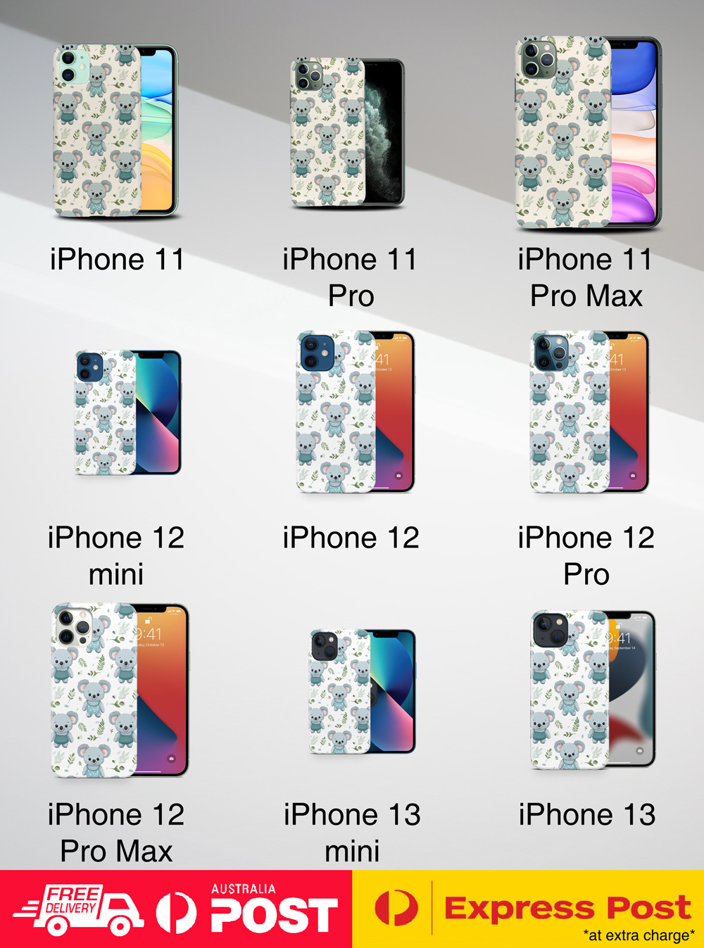 CASE COVER FOR APPLE IPHONE|KOALA TREE-DWELLING MARSUPIAL PATTERN #A2 - Picture 23 of 25