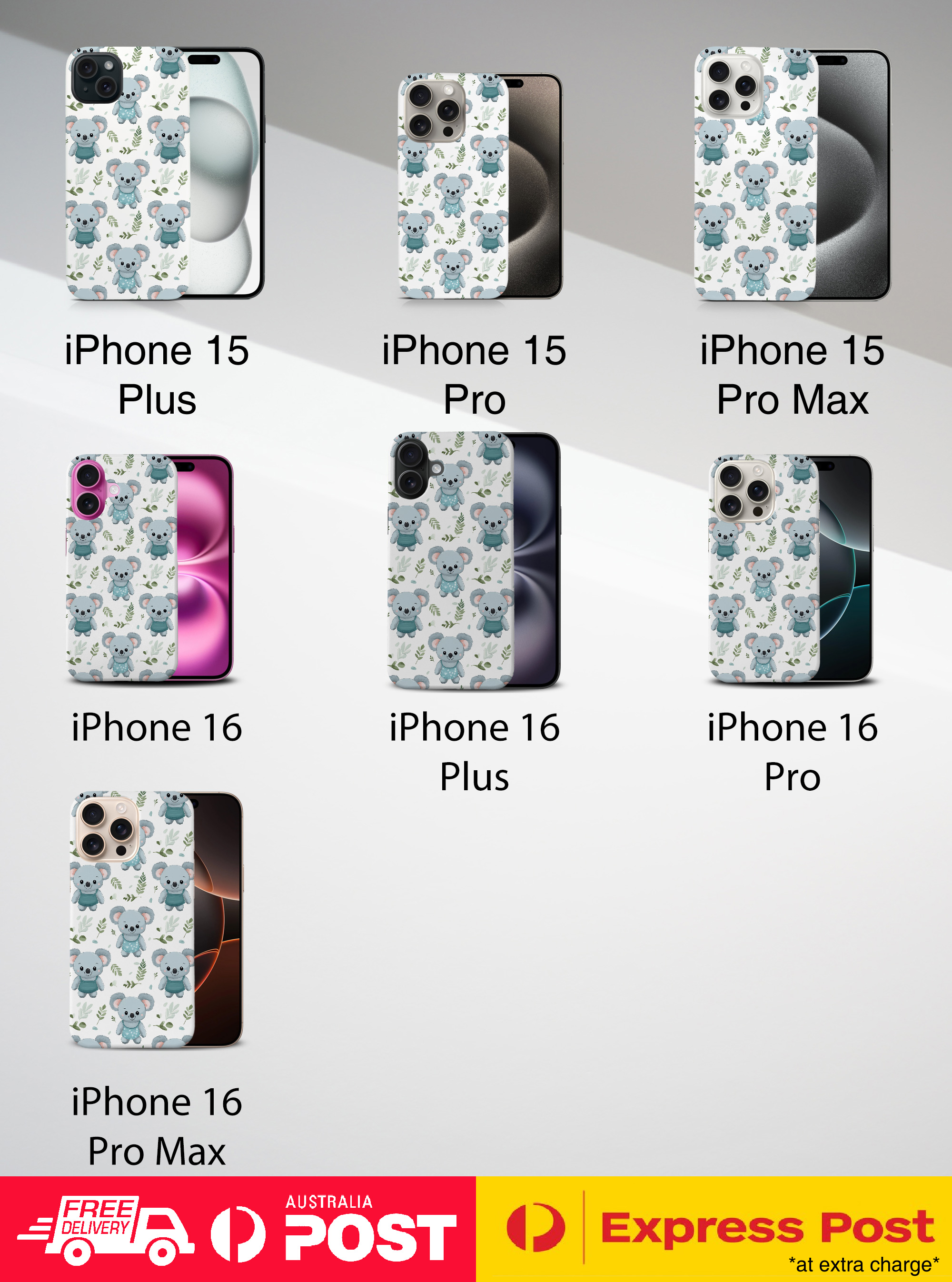 CASE COVER FOR APPLE IPHONE|KOALA TREE-DWELLING MARSUPIAL PATTERN #A2 - Picture 25 of 25