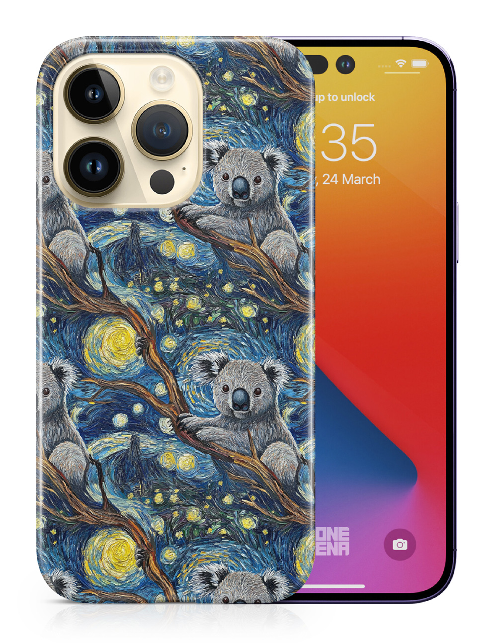 CASE COVER FOR APPLE IPHONE|KOALA TREE-DWELLING MARSUPIAL PATTERN #A2 - Picture 10 of 25