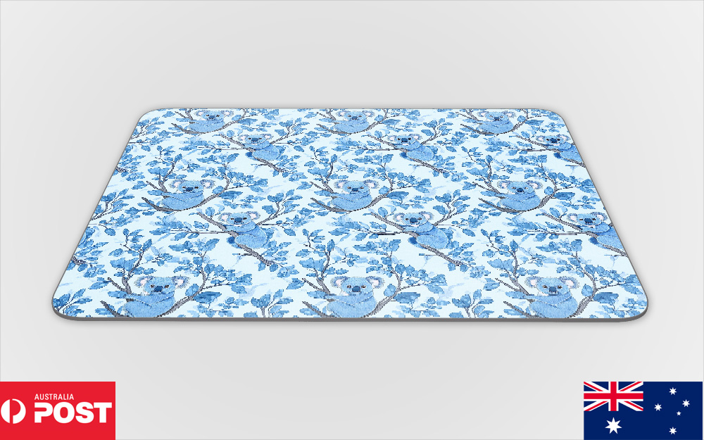 ALFOMBRA DE ESCRITORIO ANTIDESLIZANTE PARA RATÓN|PATRÓN MARSUPIAL PARA VIVIENDA EN ÁRBOL KOALA #A2 - Imagen 3 de 16