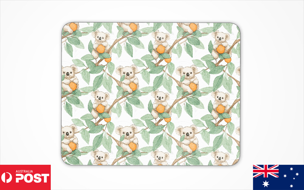 ALFOMBRA DE ESCRITORIO ANTIDESLIZANTE PARA RATÓN|PATRÓN MARSUPIAL PARA VIVIENDA EN ÁRBOL KOALA #A2 - Imagen 11 de 16