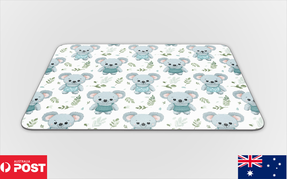 ALFOMBRA DE ESCRITORIO ANTIDESLIZANTE PARA RATÓN|PATRÓN MARSUPIAL PARA VIVIENDA EN ÁRBOL KOALA #A2 - Imagen 15 de 16