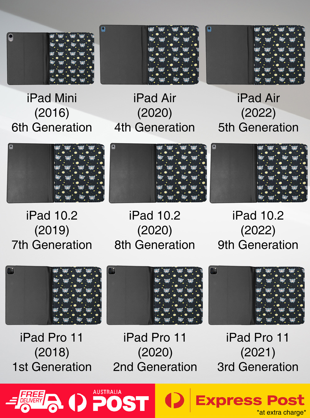 FUNDA FUNDA PARA APPLE IPAD|CERDO LECHÓN MAMÍFERO DOMÉSTICO PATRÓN PORCINO #A2 - Imagen 21 de 36