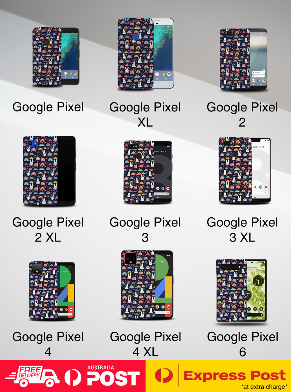 CASE COVER FOR GOOGLE PIXEL|RABBIT KITS MAMMAL LAGOMORPH PATTERN #A2 - Picture 3 of 16