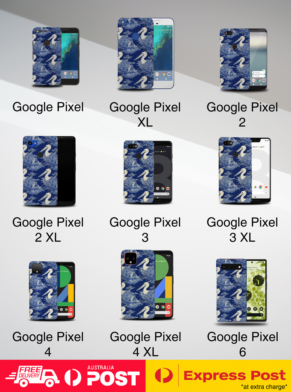 CASE COVER FOR GOOGLE PIXEL|PELICAN CHICK LARGE WATER BIRD BIRD PATTERN #A1 - Picture 6 of 16
