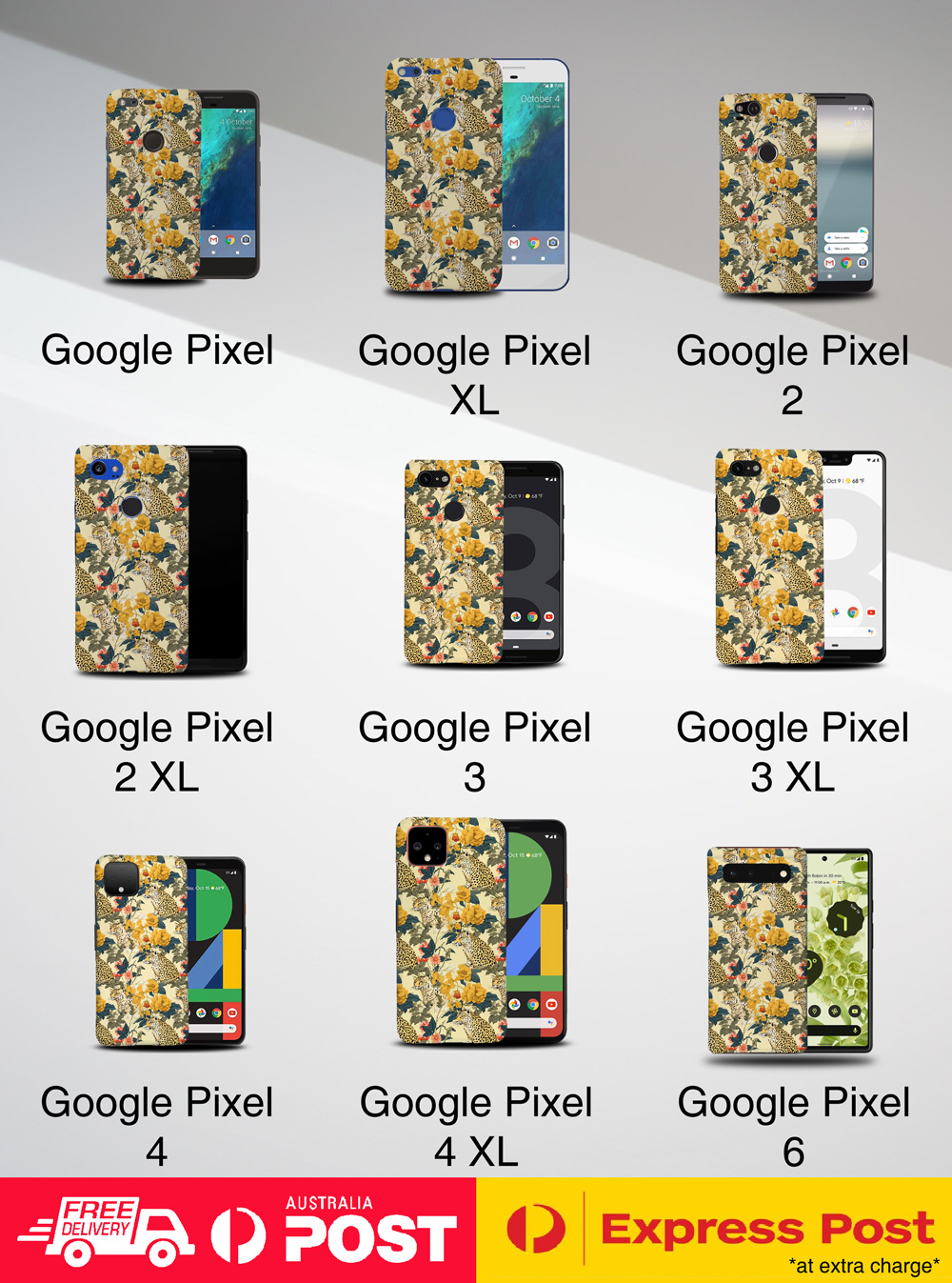CASE COVER FOR GOOGLE PIXEL|CUTE LEOPARD CUB BIG CAT FELINE PATTERN #A1 - Picture 12 of 16