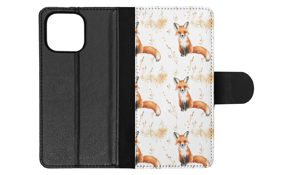 FLIP CASE FOR APPLE IPHONE|CUTE RED FOX CUB WILD MAMMAL CANINE PATTERN #A1 - Bild 5 von 41