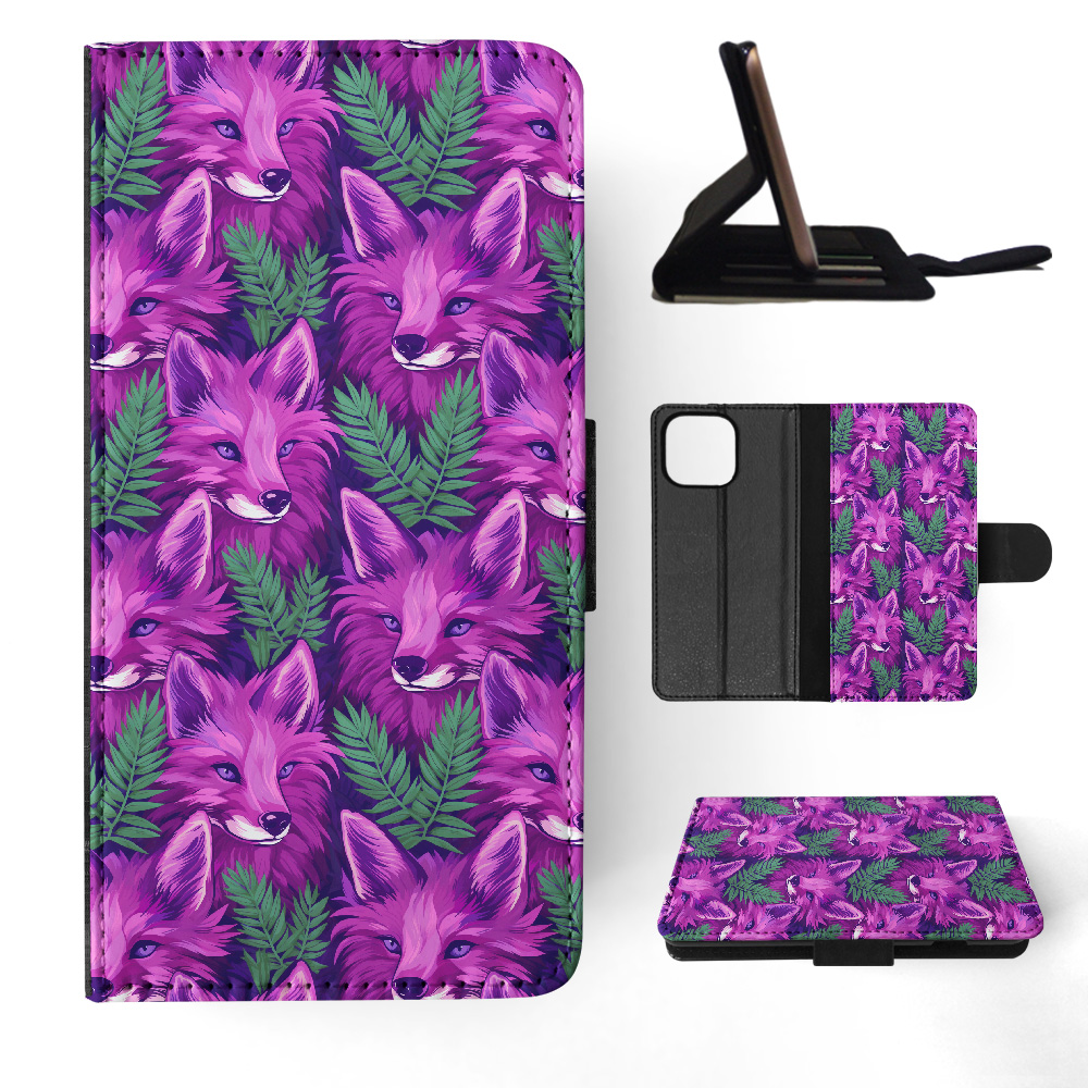 FLIP CASE FOR APPLE IPHONE|CUTE RED FOX CUB WILD MAMMAL CANINE PATTERN #A1 - Bild 10 von 41