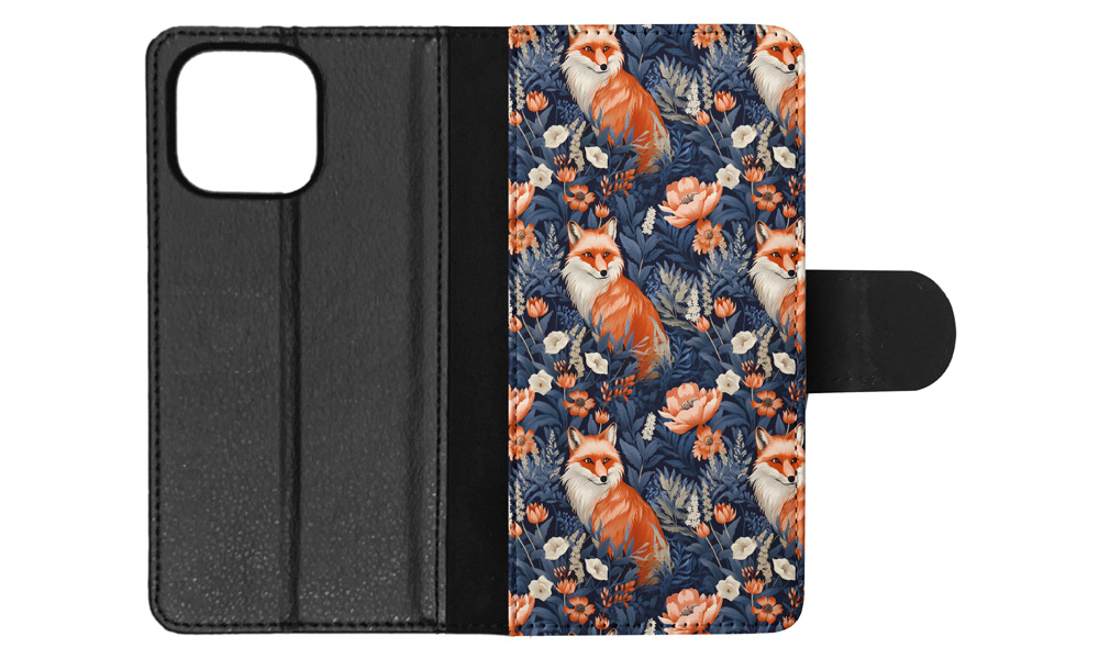 FLIP CASE FOR APPLE IPHONE|CUTE RED FOX CUB WILD MAMMAL CANINE PATTERN #A1 - Bild 29 von 41