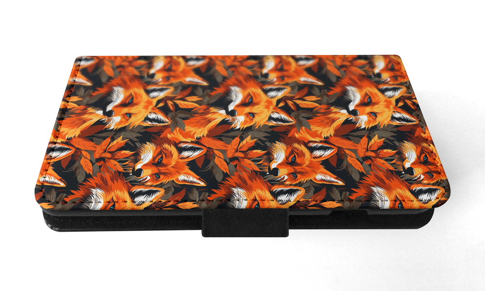FLIP CASE FOR APPLE IPHONE|CUTE RED FOX CUB WILD MAMMAL CANINE PATTERN #A1 - Bild 36 von 41