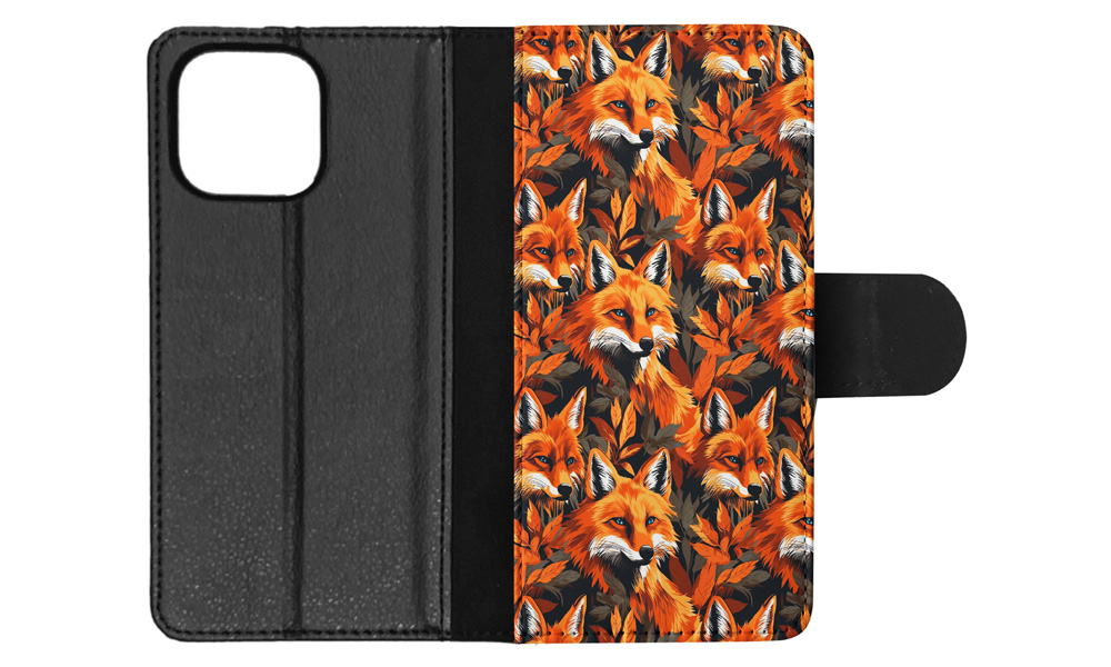 FLIP CASE FOR APPLE IPHONE|CUTE RED FOX CUB WILD MAMMAL CANINE PATTERN #A1 - Bild 37 von 41