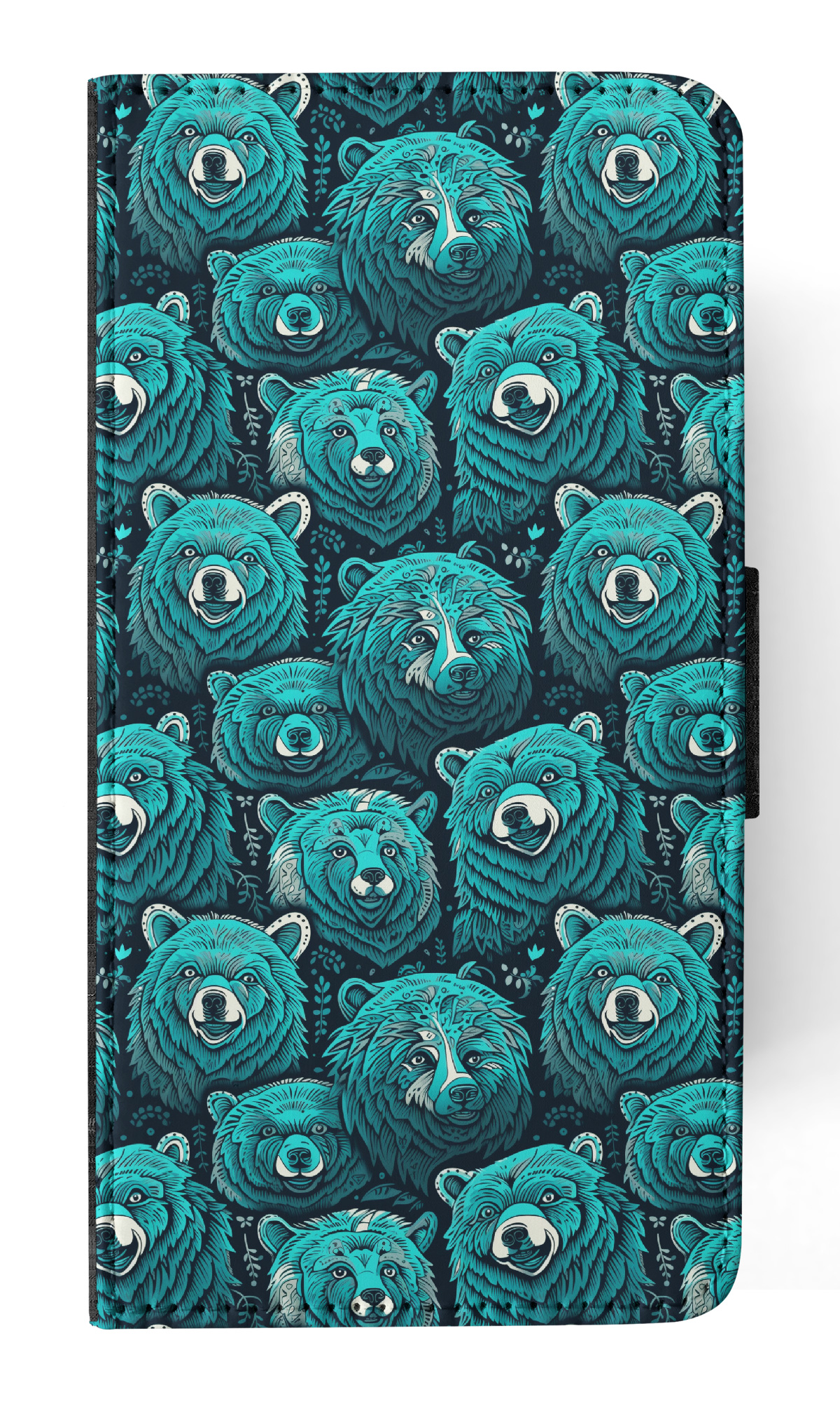 FUNDA ABATIBLE PARA APPLE IPHONE|CACHORRO DE OSO MARRÓN PATRÓN DE URSINA DE MAMÍFERO GRANDE #A1 - Imagen 3 de 41