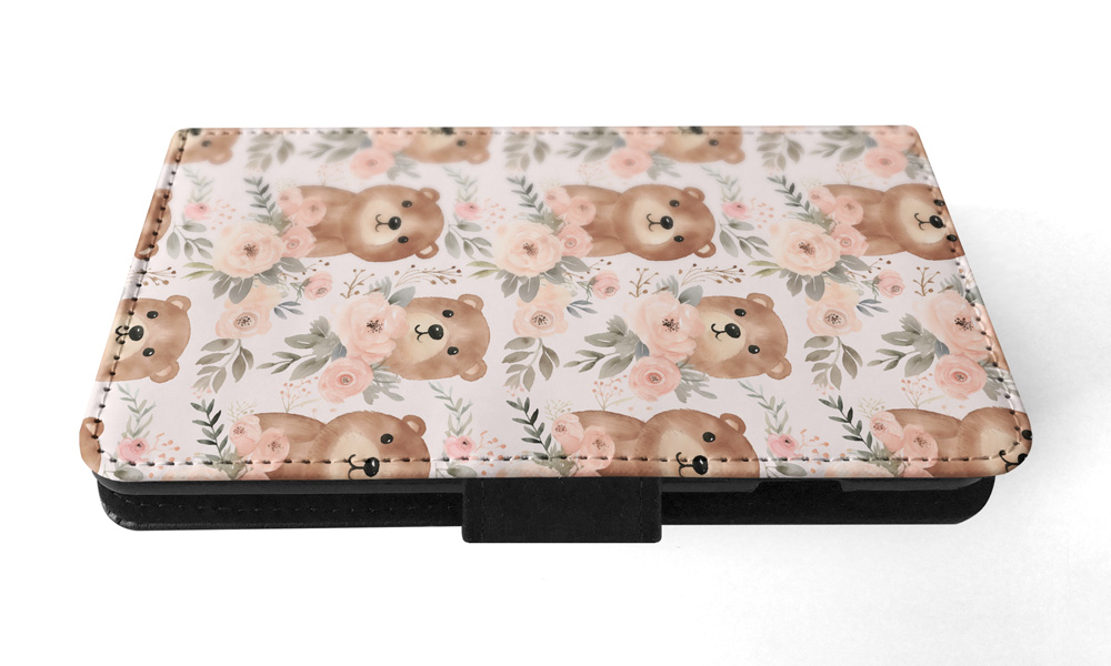 FUNDA ABATIBLE PARA APPLE IPHONE|CACHORRO DE OSO MARRÓN PATRÓN DE URSINA DE MAMÍFERO GRANDE #A1 - Imagen 28 de 41
