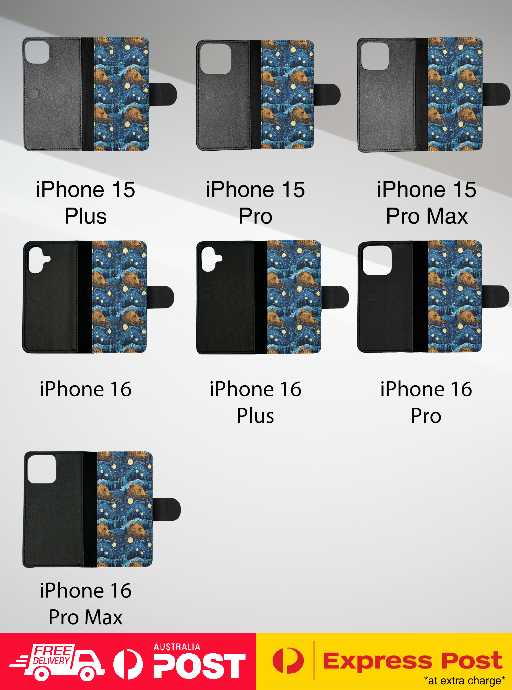 FUNDA ABATIBLE PARA APPLE IPHONE|CACHORRO DE OSO MARRÓN PATRÓN DE URSINA DE MAMÍFERO GRANDE #A1 - Imagen 41 de 41
