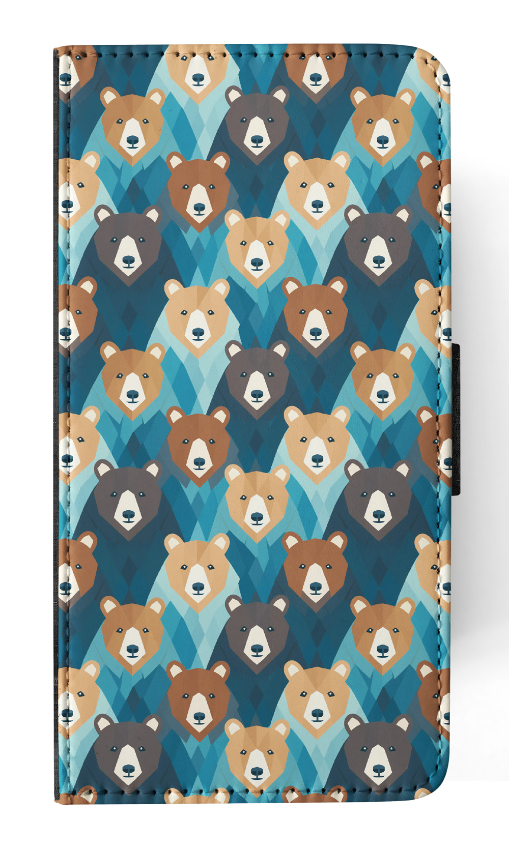 FLIP CASE FOR APPLE IPHONE|BROWN BEAR CUB LARGE MAMMAL URSINE PATTERN #A2 - Bild 11 von 41