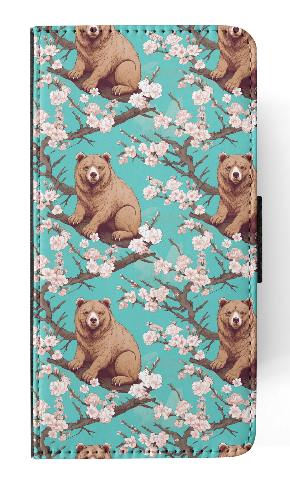 FLIP CASE FOR APPLE IPHONE|BROWN BEAR CUB LARGE MAMMAL URSINE PATTERN #A2 - Bild 35 von 41