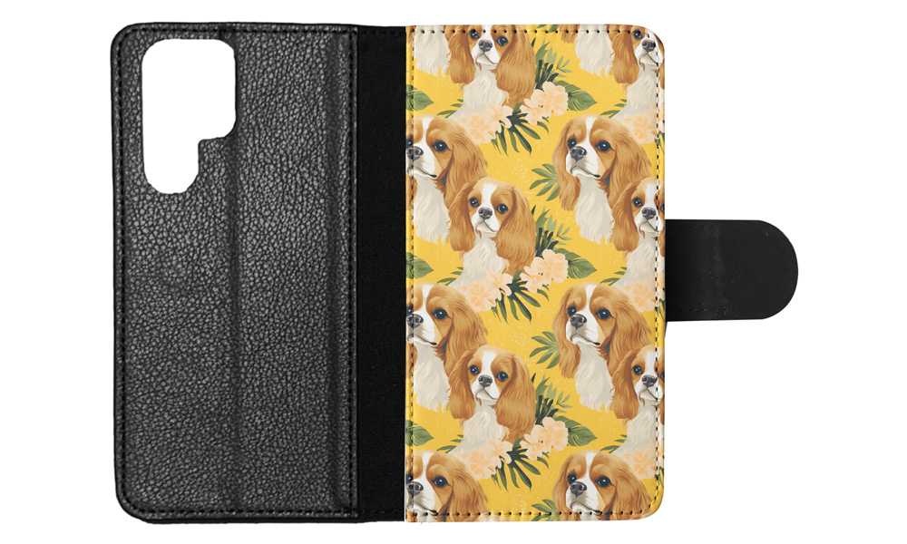 FLIP CASE FOR SAMSUNG GALAXY|CAVALIER KING CHARLES SPANIEL DOG PATTERN #A1 - Picture 5 of 36