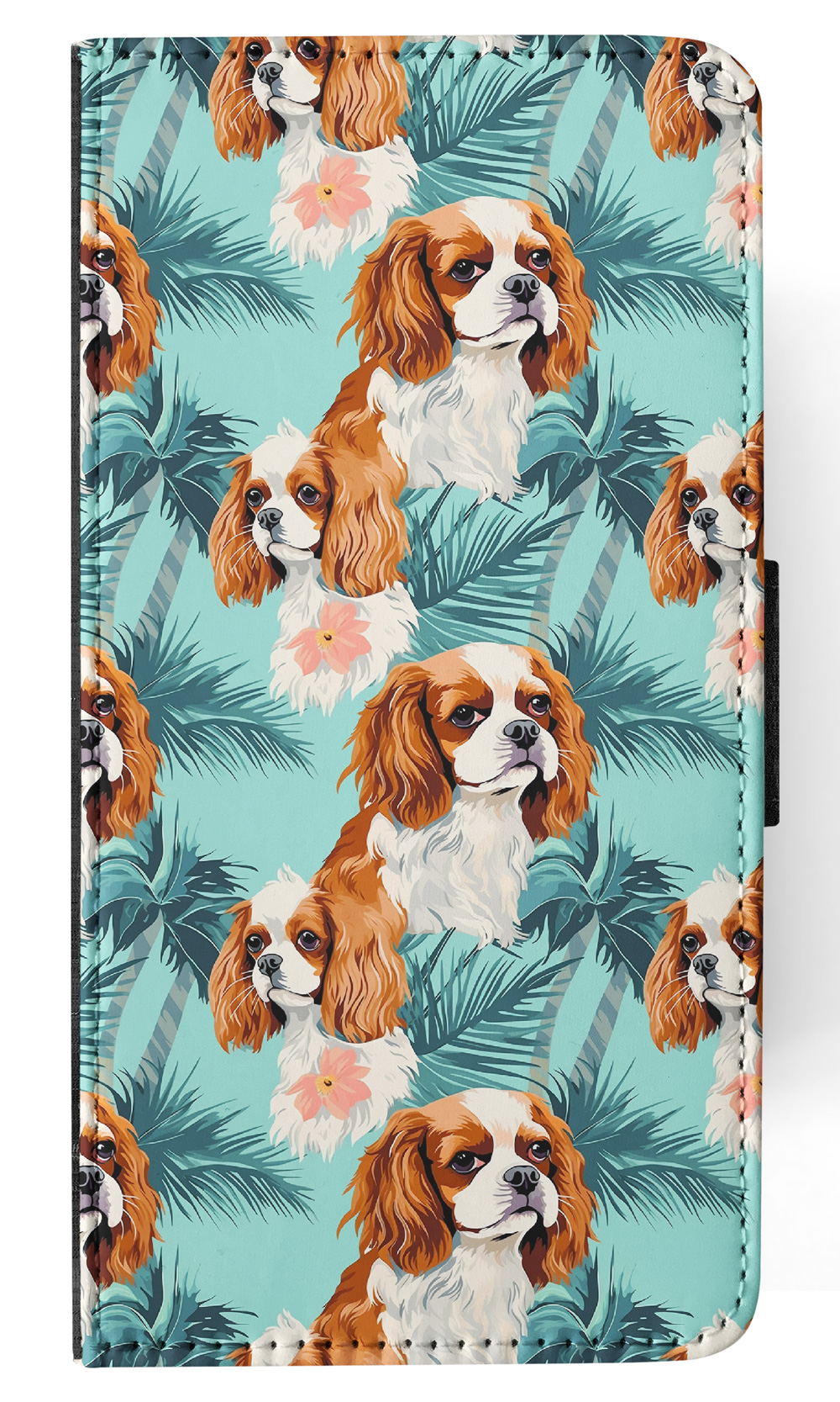 FLIP CASE FOR SAMSUNG GALAXY|CAVALIER KING CHARLES SPANIEL DOG PATTERN #A1 - Picture 10 of 36