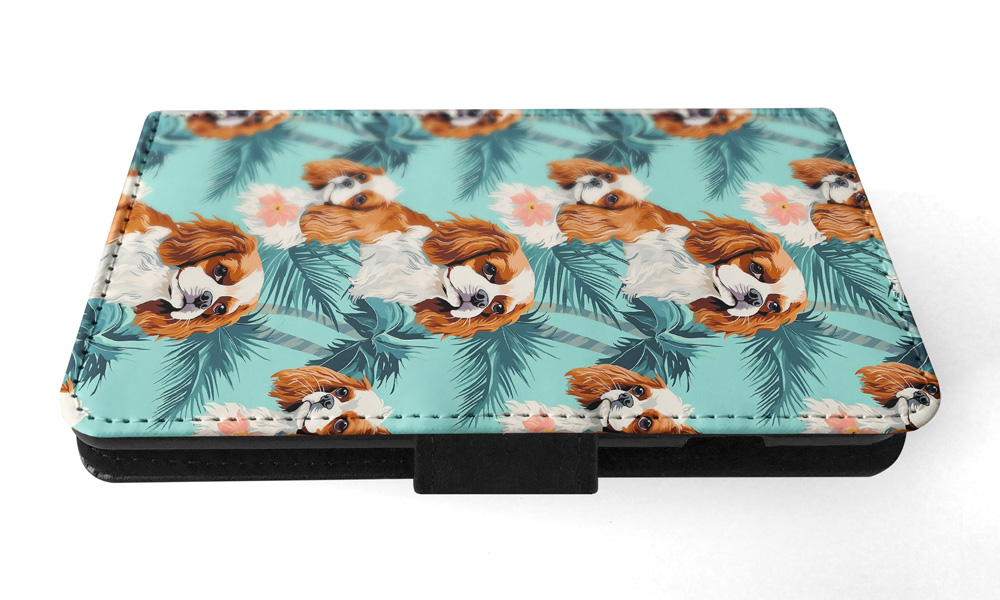 FLIP CASE FOR SAMSUNG GALAXY|CAVALIER KING CHARLES SPANIEL DOG PATTERN #A1 - Picture 11 of 36