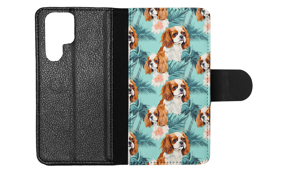 FLIP CASE FOR SAMSUNG GALAXY|CAVALIER KING CHARLES SPANIEL DOG PATTERN #A1 - Picture 12 of 36