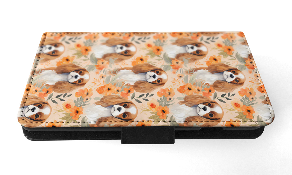 FLIP CASE FOR SAMSUNG GALAXY|CAVALIER KING CHARLES SPANIEL DOG PATTERN #A1 - Picture 18 of 36