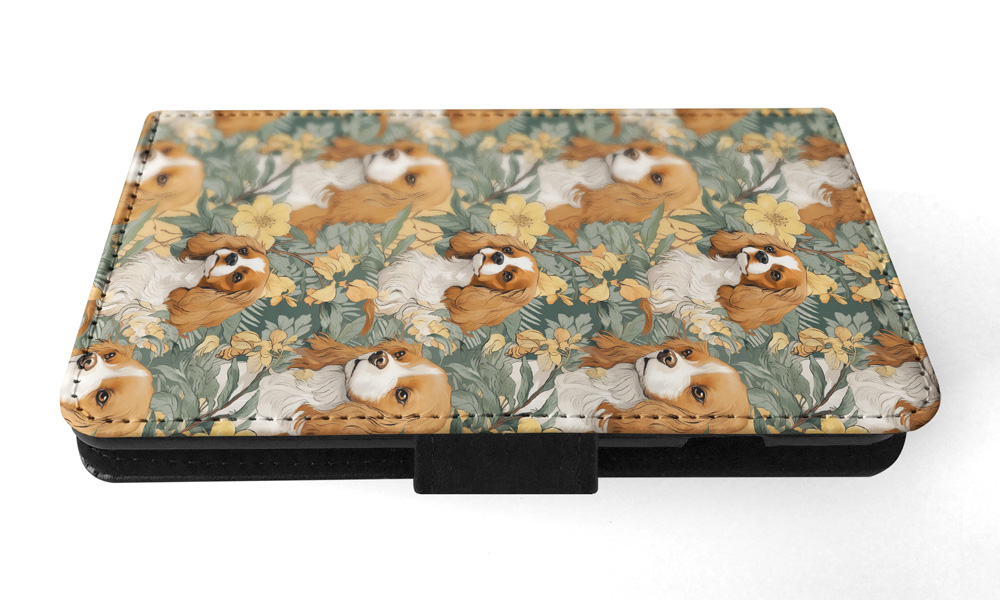 FLIP CASE FOR SAMSUNG GALAXY|CAVALIER KING CHARLES SPANIEL DOG PATTERN #A1 - Picture 25 of 36