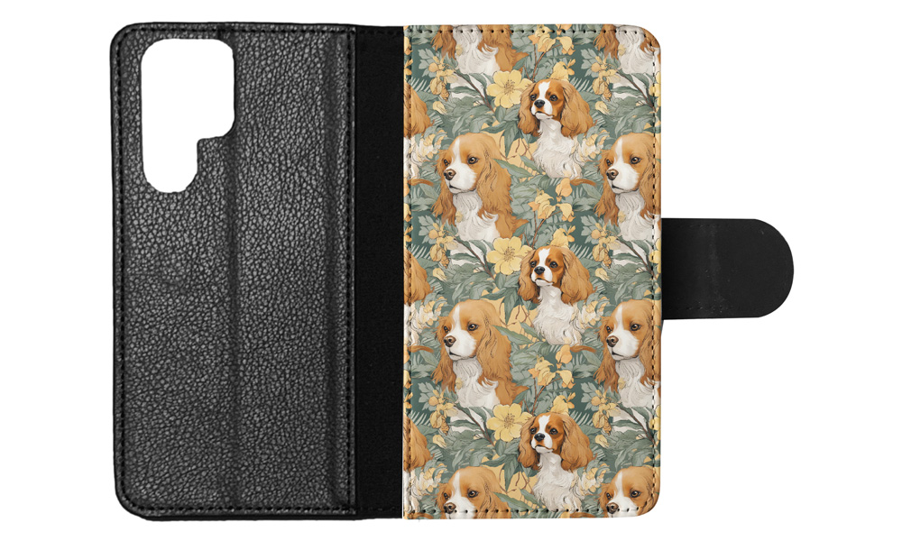 FLIP CASE FOR SAMSUNG GALAXY|CAVALIER KING CHARLES SPANIEL DOG PATTERN #A1 - Picture 26 of 36