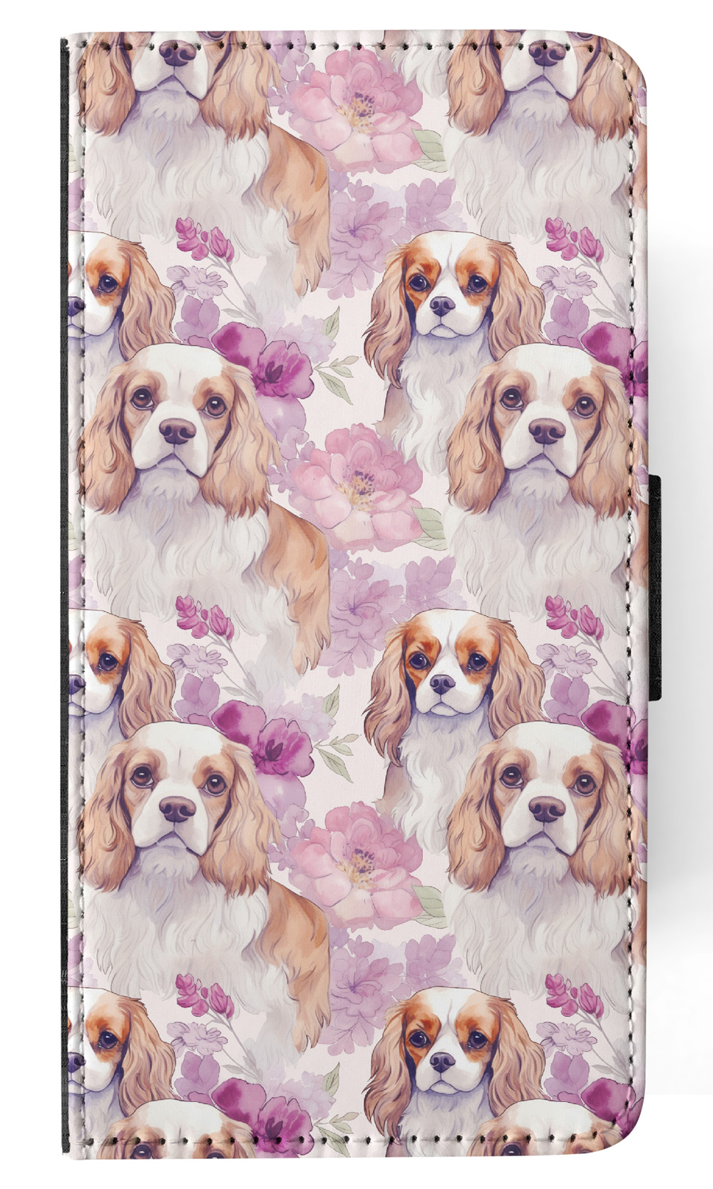 FLIP CASE FOR SAMSUNG GALAXY|CAVALIER KING CHARLES SPANIEL DOG PATTERN #A1 - Picture 31 of 36