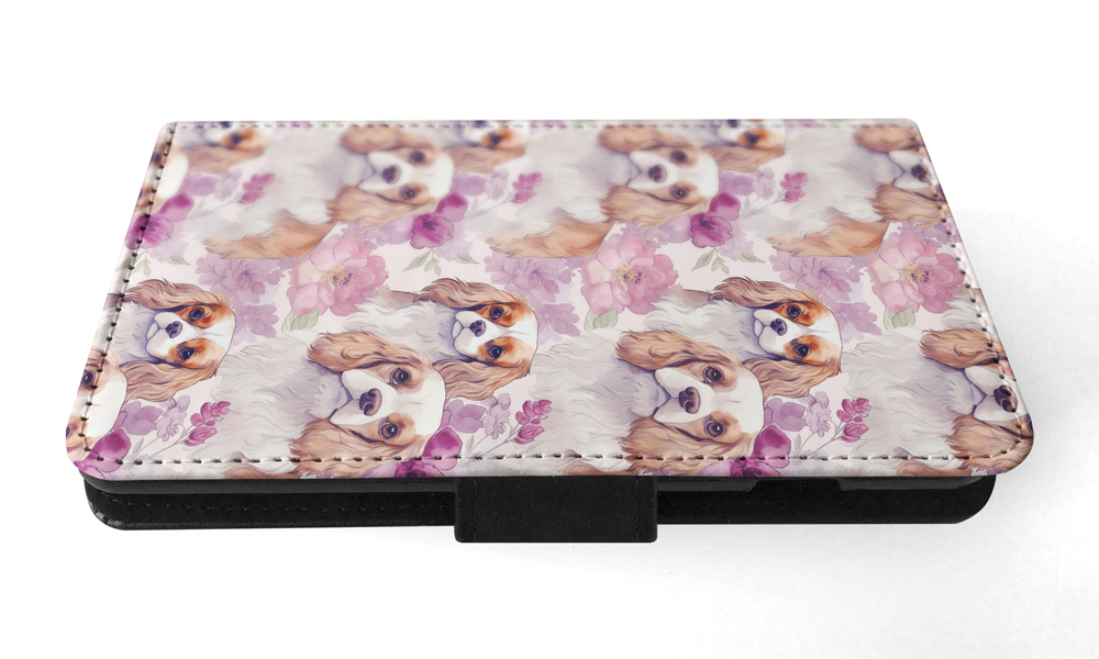FLIP CASE FOR SAMSUNG GALAXY|CAVALIER KING CHARLES SPANIEL DOG PATTERN #A1 - Picture 32 of 36